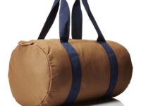 Herschel Leather Duffle Bag In Brown Color